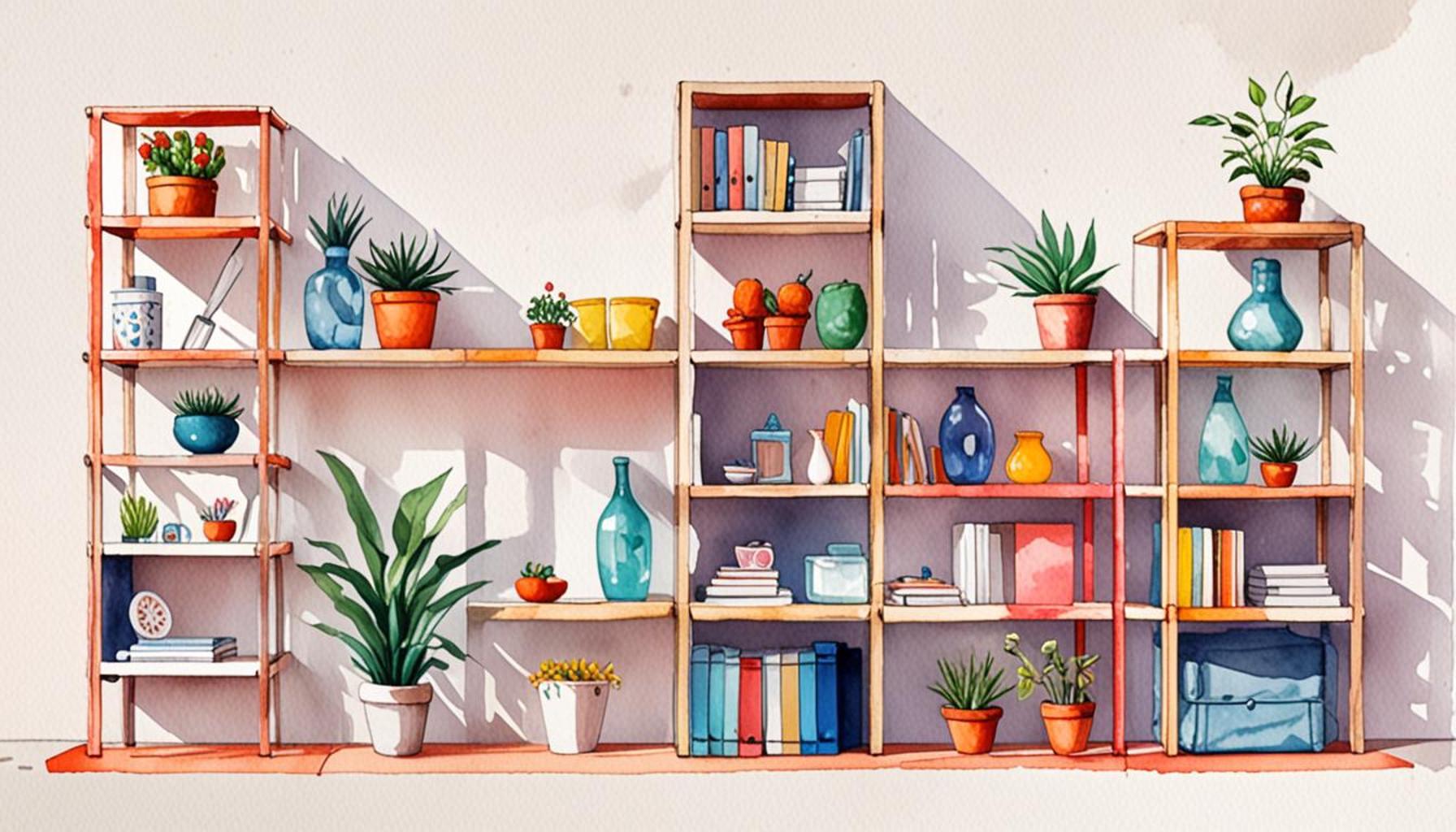 Vertical Organization: Strategies for Utilizing Walls to Maximize Space in Minimalist Homes